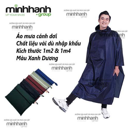 Áo mưa Minh Hạnh - Áo mưa cánh dơi cao cấp vải dù tổ ong (vẩy cá) siêu nhẹ