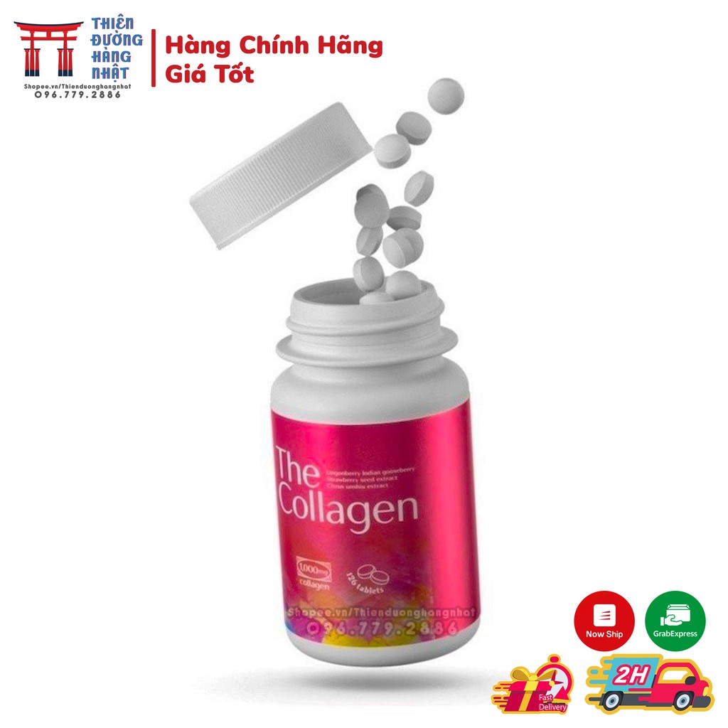 Viên uống Collagen, viên uống đẹp da Nhật Bản 126 viên [Date 6/2024]