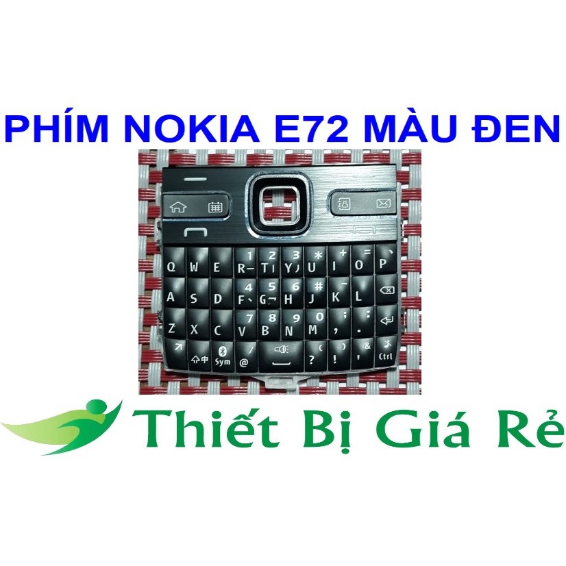 PHÍM NOKIA E72 MÀU ĐEN