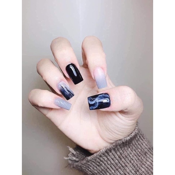 CỒN LOANG ĐEN - LOANG CỒN TẠO HIỆU ỨNG KHÓI HOẶC THIẾT KẾ VÂN ĐÁ CHO MÓNG