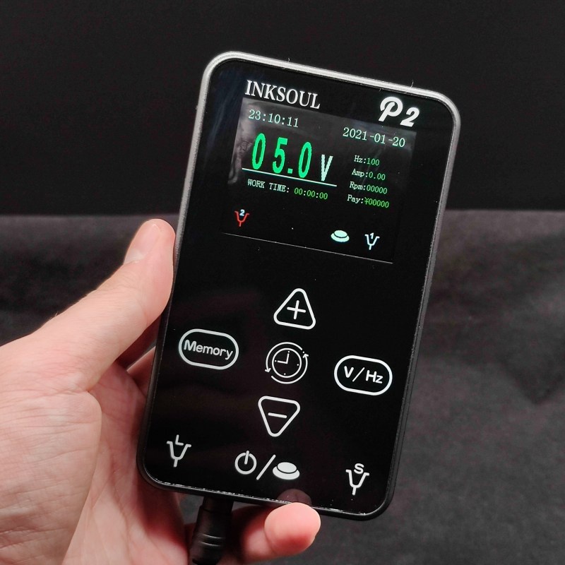 Bộ Nguồn Máy Xăm Chuyên Nghiệp Inksoul-P2