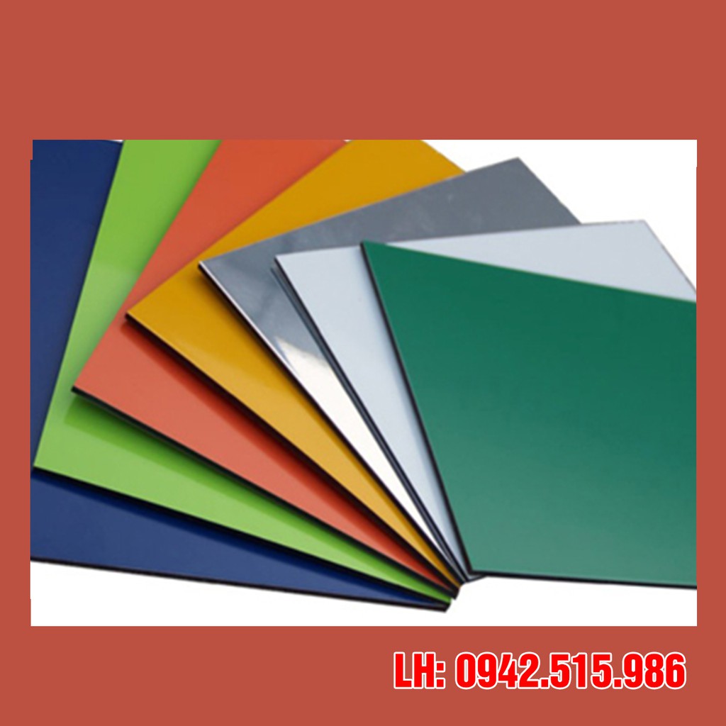Tấm alu dày 3mm khổ vuông 20x20, 30x30, 40x40, 60x60cm