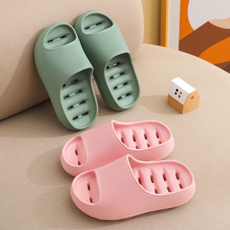 Dép Sandal Chống Trượt Đi Trong Nhà Tắm Họa Tiết Trơn Dễ Thương Cho Bé