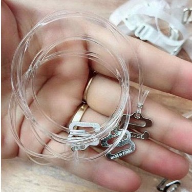 TÚI 2 DÂY ÁO NGỰC SỢI TRÒN TRONG SUỐT [ MÃ B202 - DÂY ÁO]