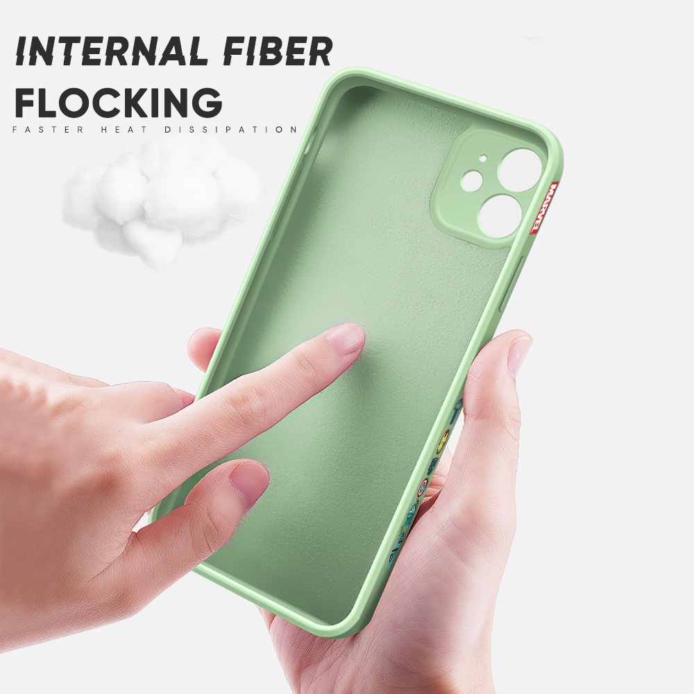 Ốp Điện Thoại Silicon Chống Sốc Họa Tiết Marvel Ironman Spiderman Vuông Cho Xiaomi Redmi Note 11/Note 11S
