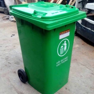 Thùng rác nhựa công cộng 100L