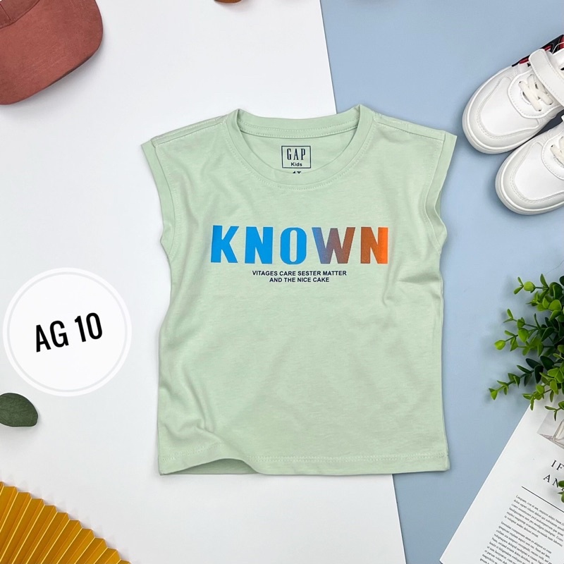 Áo Bé trai, bé gái sát nách Gap 8-16 (24-50kg). Thương hiệu Liti baby. Chất đẹp nhẹ mát thấm hút mồ hôi.