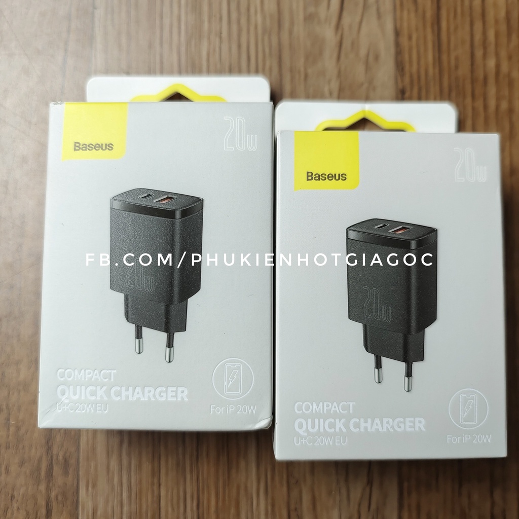 Pin sạc Dự Phòng Baseus Qpow Digital 20000 Sạc Nhanh 20W kèm cáp Iphone / Pin Elf 10000 mAh 22.5W kèm cáp sạc type C