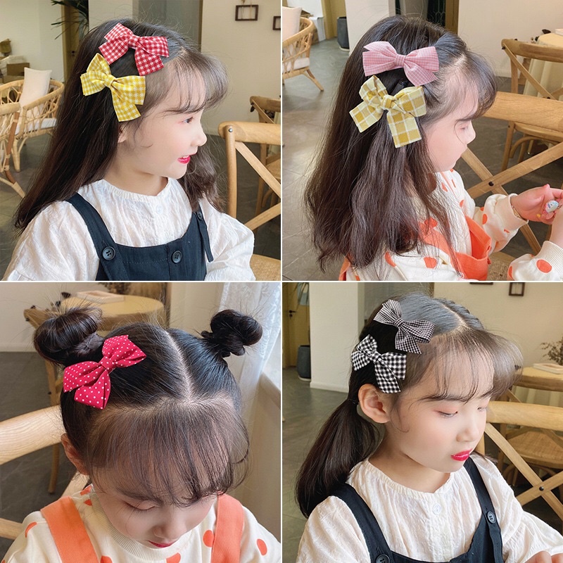 Kẹp Tóc Hình Nơ Xinh Xắn Phong Cách Hàn Quốc Cho Nữ_MYNA ACCESSORIES