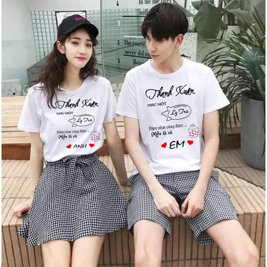 ÁO ĐÔI GIÁ SỈ-ÁO ĐÔI THANH XUÂN ANH VÀ EM