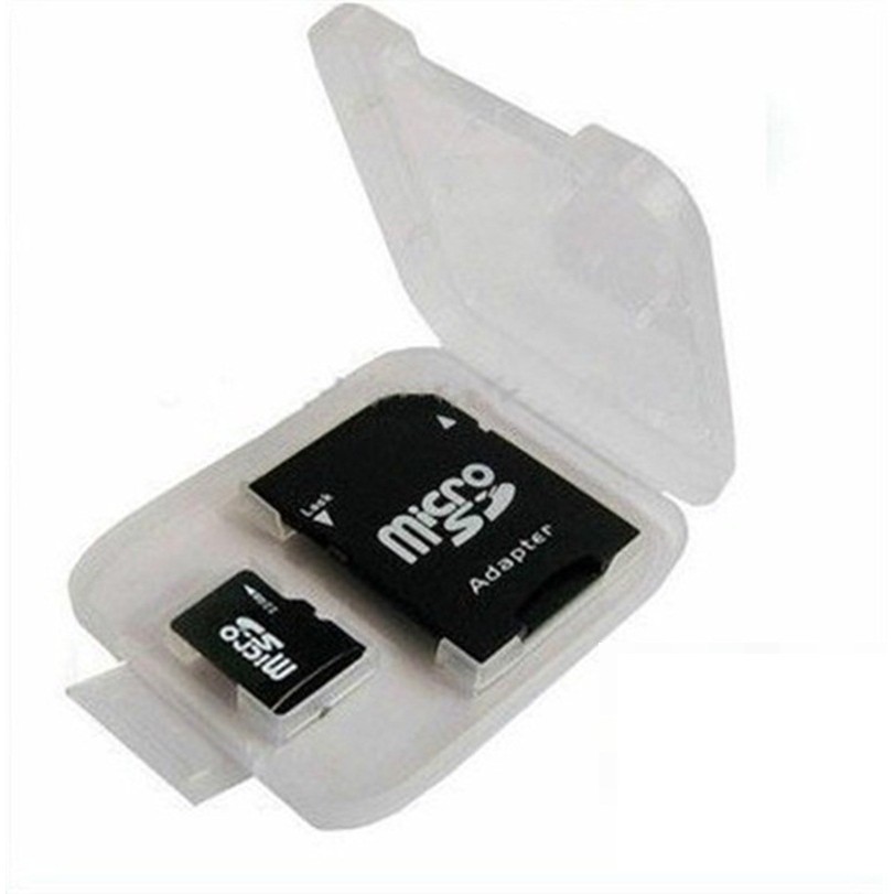 Combo Thẻ nhớ Micro SD 4GB Class 6 Adapter Reader Hộp nhựa