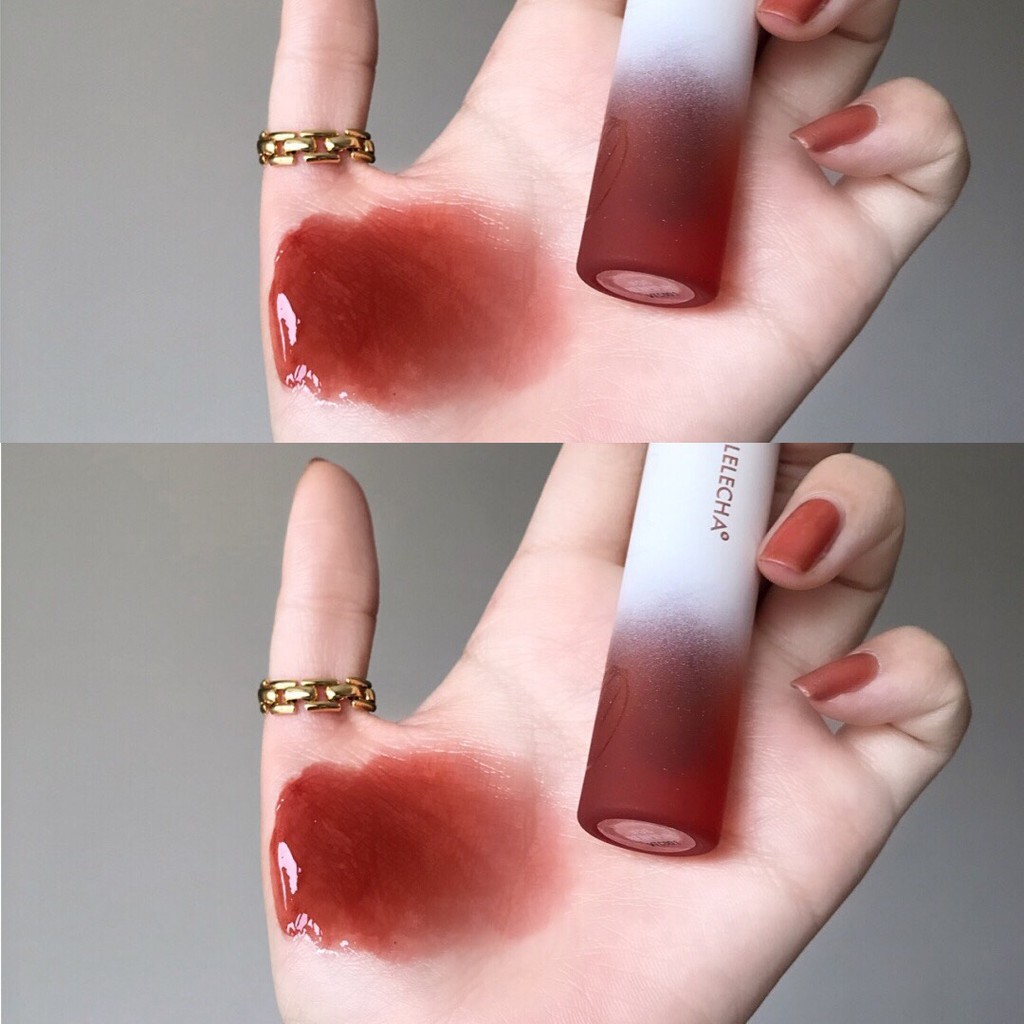 Son kem bóng JOOCYEE căng mọng mềm môi Lelecha Glazed Lipgloss son kem lì Amber Matte Joocyee Silky Silk Matte Lipgloss