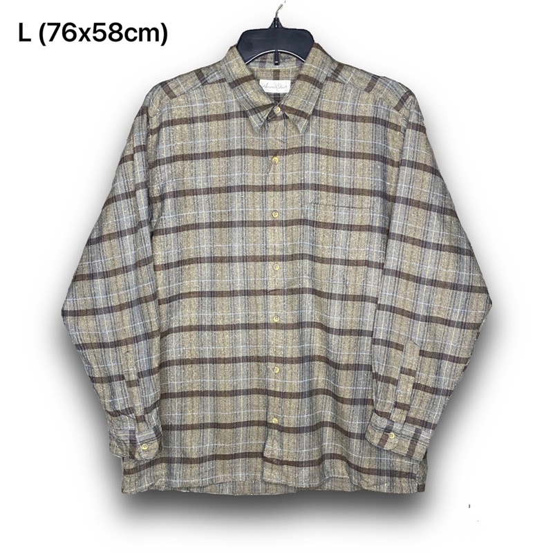 Sơ mi FLANNEL 2hand NoBrand