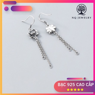 Charm bạc dây bông tay hoa sen
