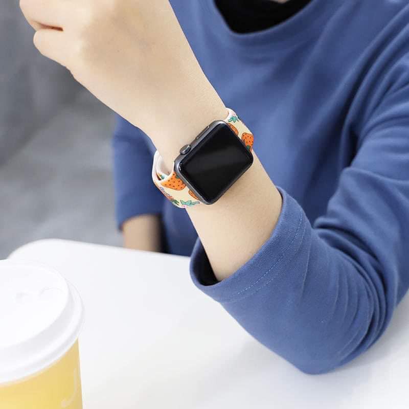 Dây Apple Watch Cao Su mẫu trái cây mùa hè 2020 dành cho Apple Watch Cực Chất