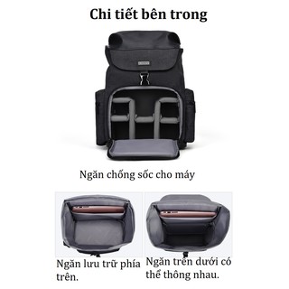 Balo máy ảnh Caden/Cwatcun M8.