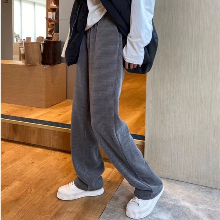 Quần dài SUXI ống rộng lưng cao thời trang Hàn Quốc cho nữ