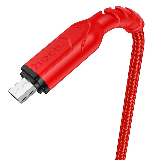 Cáp dây sạc bọc dù chính hãng 1m dành cho điện thoại android chân sạc micro usb HCX59