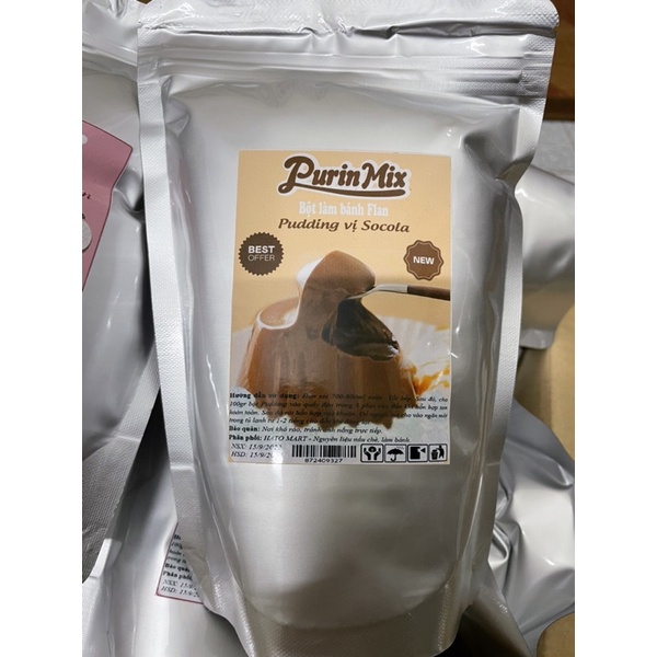 {Bán rẻ nhận follow} 500gr Bột Pudding Socola siêu ngon