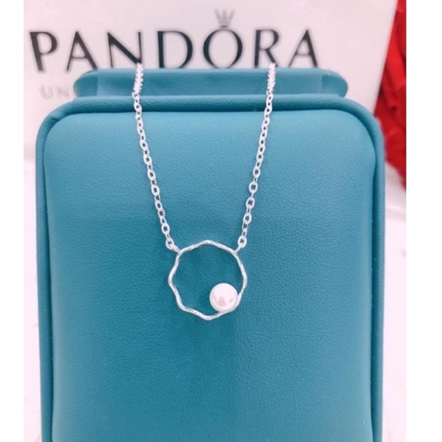 Dây chuyền bạc cho nữ, Mẫu mới hình tròn sóng nước mix trai siêu xinh, nhẹ nhàng tinh tế Mainomi Shop Bạc Xinh