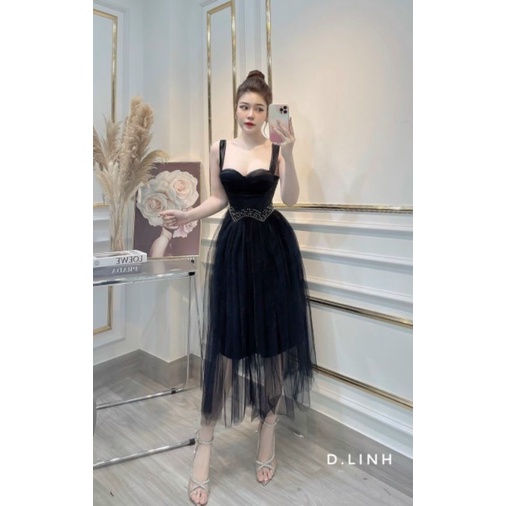 Váy phối dáng xòe