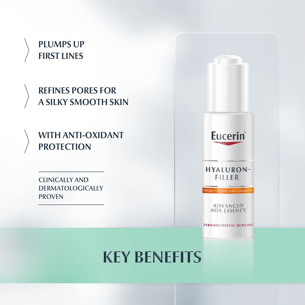 Tinh chất cải thiện các dấu hiệu lão hóa Eucerin Hyaluron-Filler AOX Essence 30ml - 83589