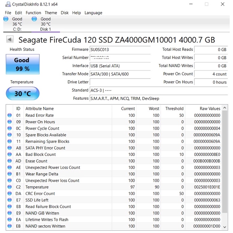 SSD RẺ NHẤSSD 4TB SEAGATE FIRECUDA GAMING - SỬ DỤNG VÀI GIỜ - BH 1 ĐỔI 1 TẬN NHÀ 1 NĂM | BigBuy360 - bigbuy360.vn