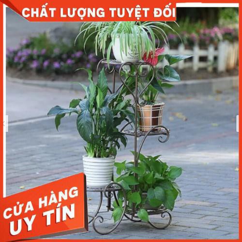 KỆ ĐỂ CHẬU HOA CÂY CẢNH 4 TẦNG