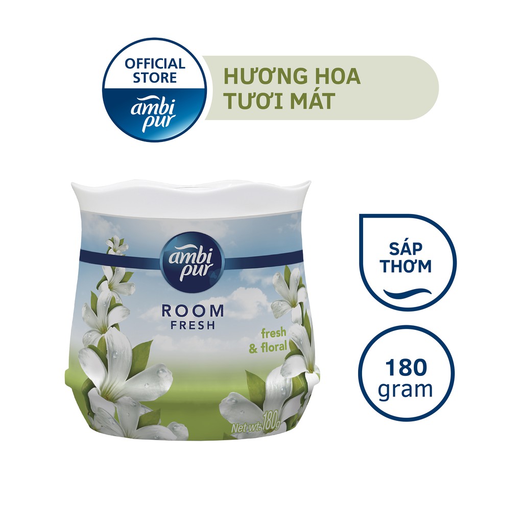 Sáp thơm phòng Ambi Pur hương hoa thơm mát 180g