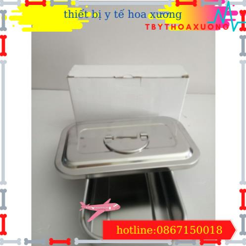 Hộp Đựng Dụng Cụ Inox 304 -Hộp Tiểu Không Lỗ 10x20x5cm