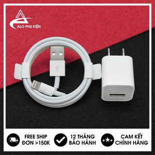 Bộ Sạc IP Xs Max Bóc Máy - Hàng Zin 100% New Seal (Củ vuông) - Bảo Hành 12 Tháng Lỗi 1 Đổi 1.