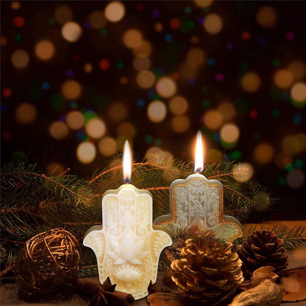 Khuôn Silicone Làm Xà Phòng Hình Bàn Tay Hamsa