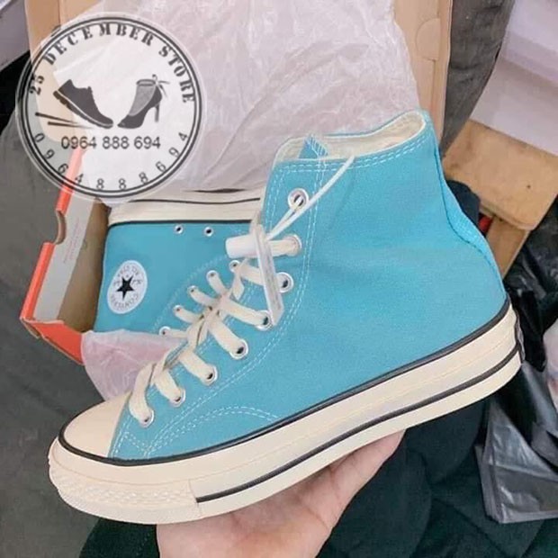 Giày thể thao CONVERSE 1970S cao cổ màu xanh da trời siêu iu