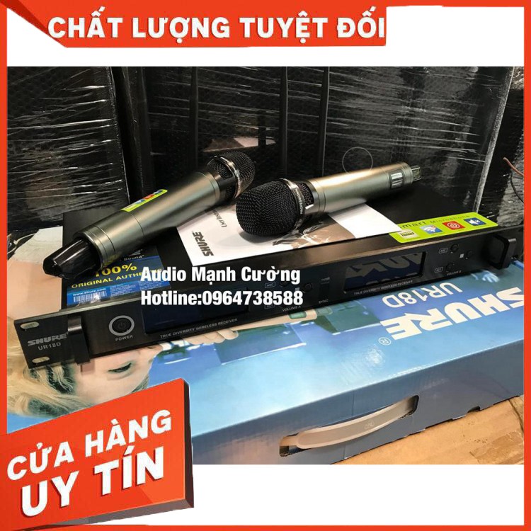 [HÀNG CHẤT LƯỢNG] Micro không dây SHURE UR18D..... Sale - hàng chất lượng, giá tốt nhất TQ