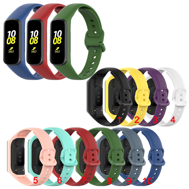 Dây Đeo Silicon Nhiều Màu Cho Đồng Hồ Thông Minh Samsung Galaxy Fit2 R220
