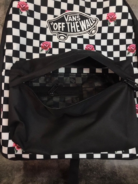Balo Vans  Realm Rose Mochila Checkerboard CHỐNG NƯỚC đi học đi chơi đều phù hợp