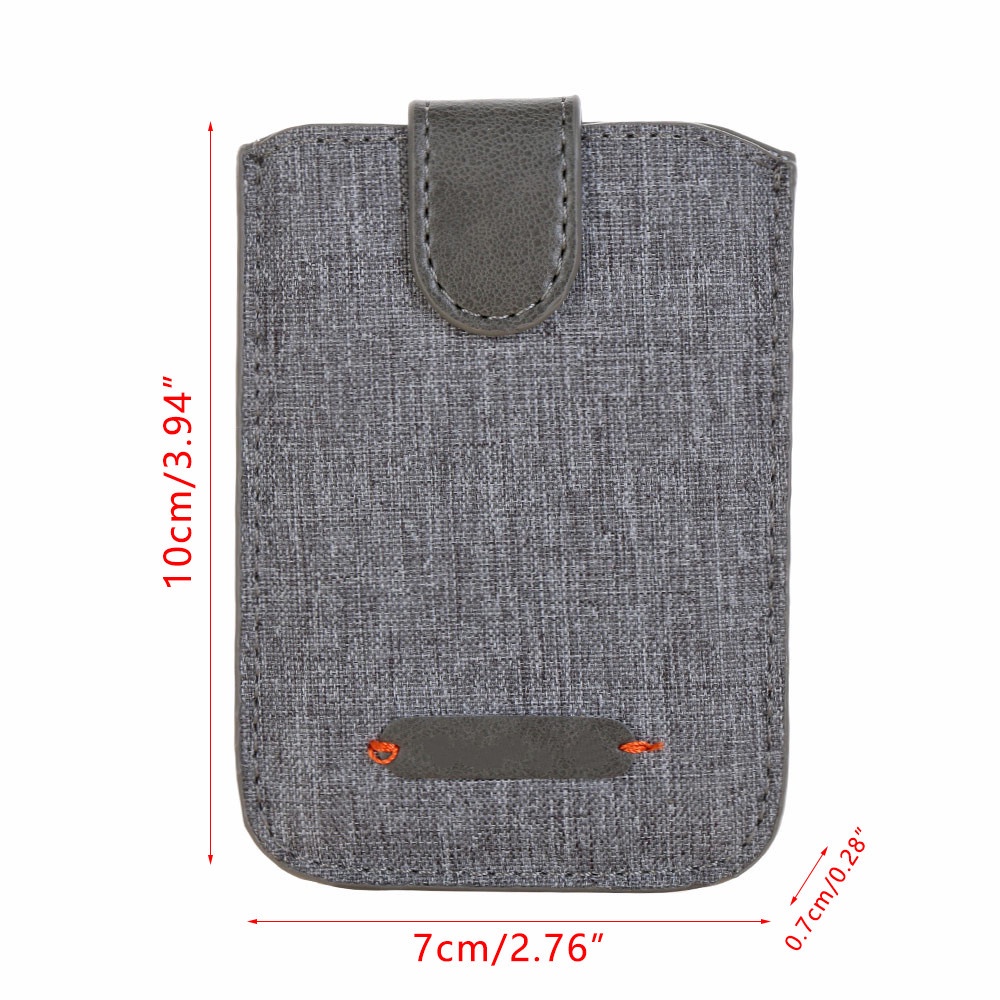 Túi da PU đựng thẻ 5 ngăn dán lưng điện thoại tiện dụng