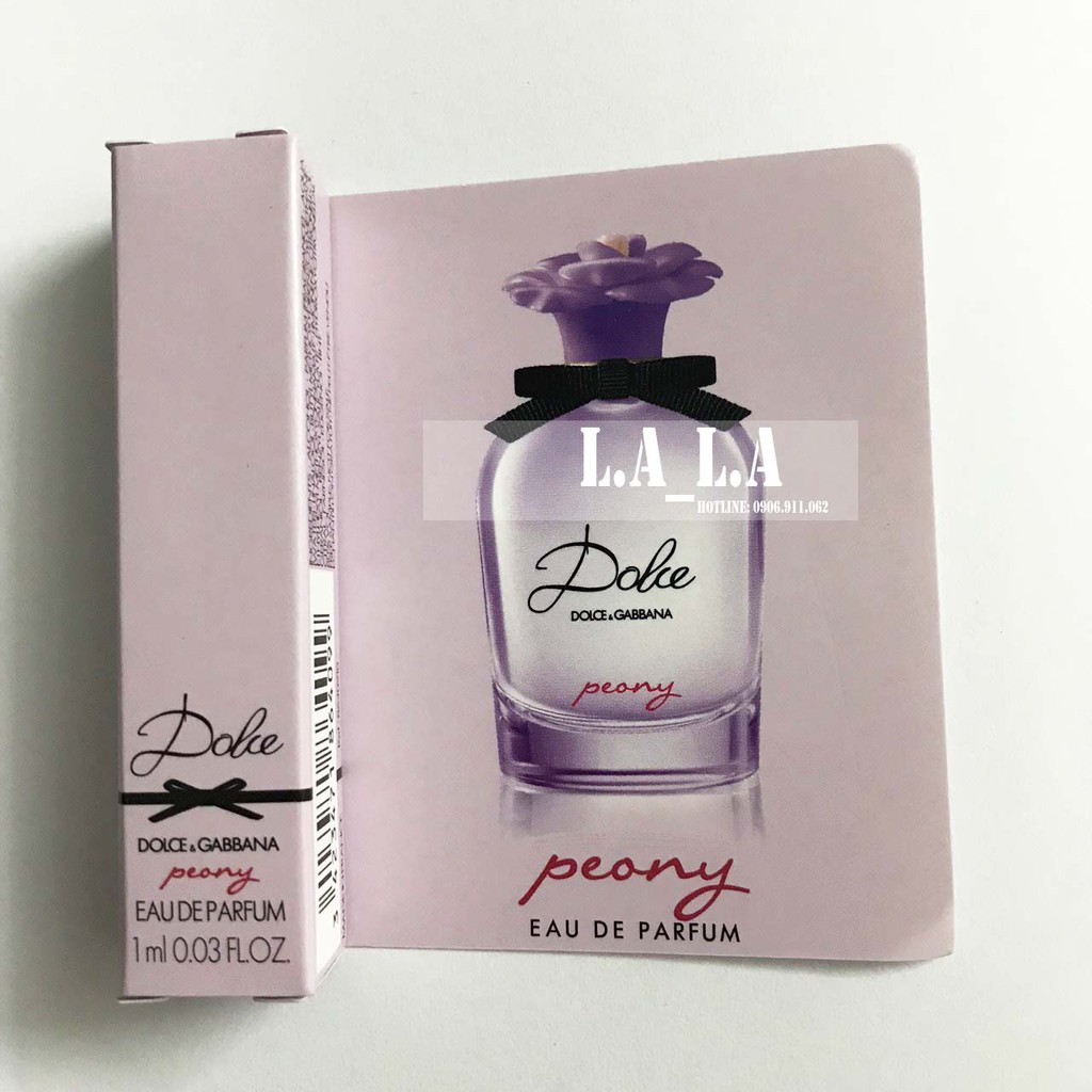 [ Vial ] Mẫu Thử Nước Hoa Nữ Dolce D&G Peony 1ml | Thế Giới Skin Care