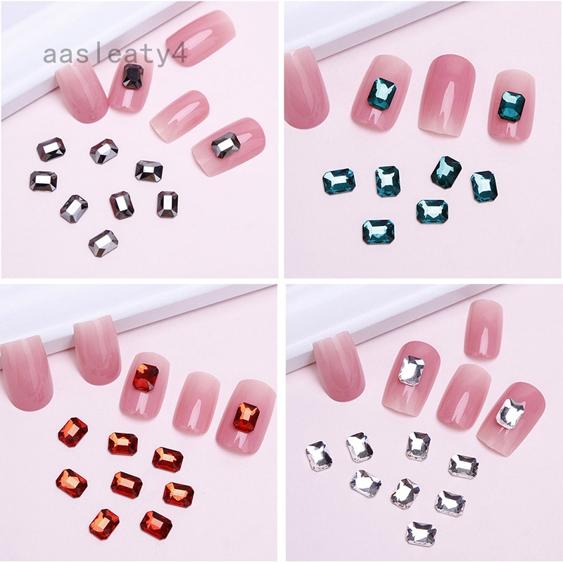 3D Fat Square Flat Mirror Polygonal Nail Drill
