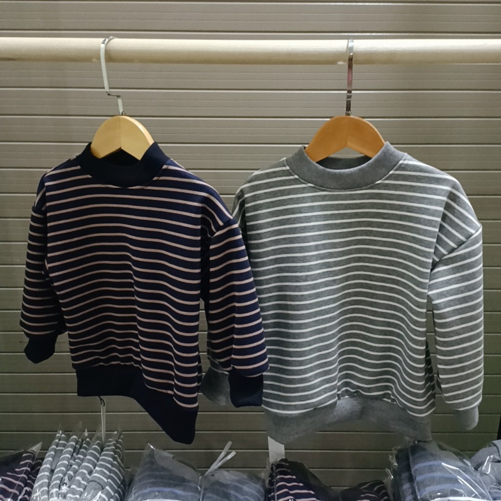 Áo Nỉ lông UNISEX style Hàn Quốc cho bé từ 12-25kg