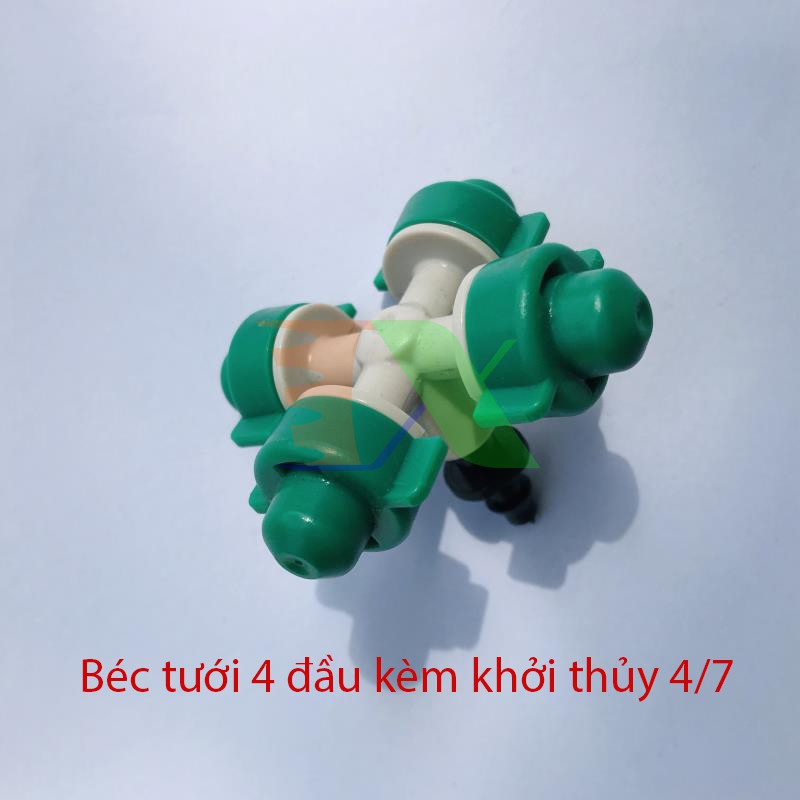 Béc tưới phun sương 4 đầu MT-3088C 32lit / h + Khởi thủy 4/7mm