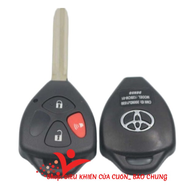 Vỏ chìa khóa xe ô tô toyota vios,yaris,altis,inova,fortuner,camry loại điều khiển chìa thẳng 2 nút,3 nút,4 nút