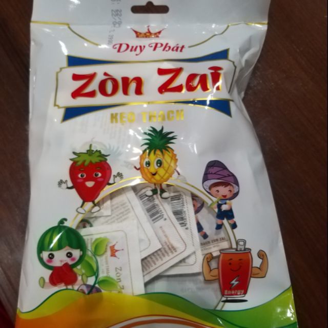 Kẹo thách Zòn Zai - Bịch 25 cái- 390gr
