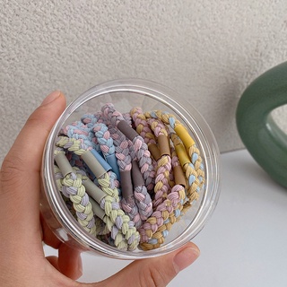 Set 20 Dây Thun Cột Tóc Đơn Giản Dành Cho Nữ