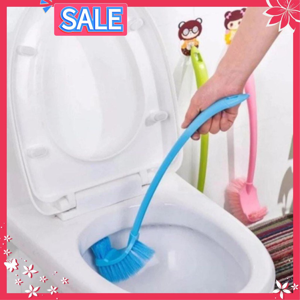 (SIÊU SALE) Chổi cọ toliet 2 đầu thông minh (BÁN BUÔN GIÁ RẺ) (FREE SHIP)