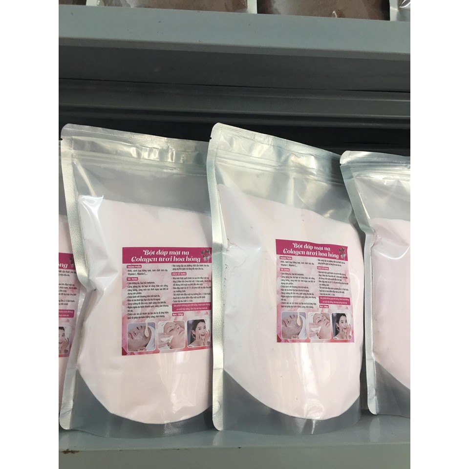 Bột mặt nạ hoa hồng cánh  gói 1kg