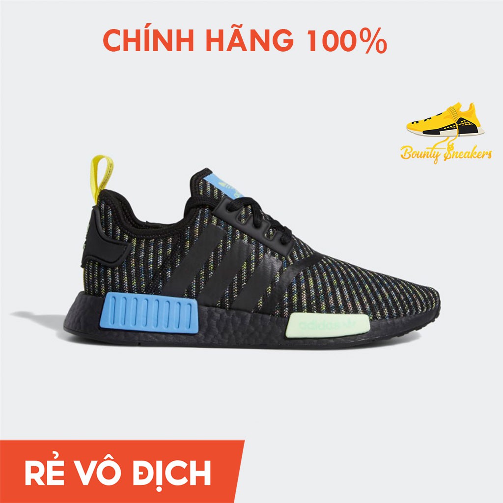 Giày Sneaker Thời Trang Adidas NMD R1 Nam Đen Xanh EG7945 - Hàng Chính Hãng - Bounty Sneakers