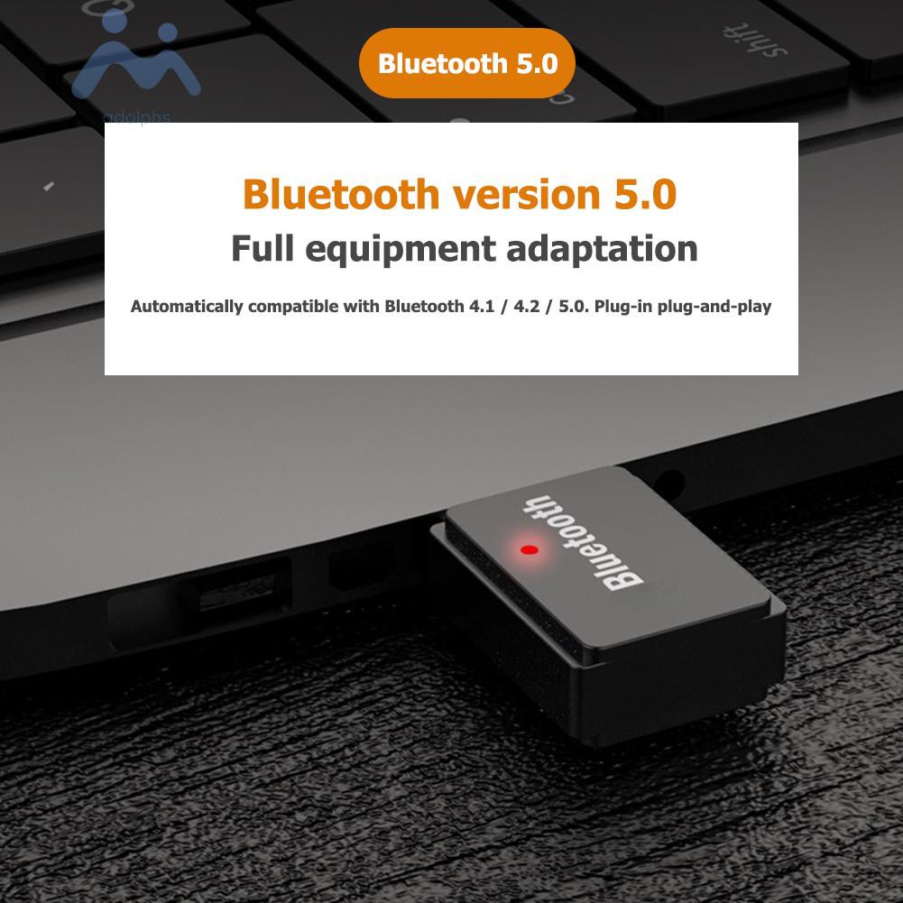 Usb Bluetooth 5.0 Adolphs Pc-T7 Cho Máy Tính