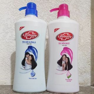 Dầu gội Lifebuoy Tóc dày óng ả chai 640g. Lifebuoy  tóc mềm mượt 640g