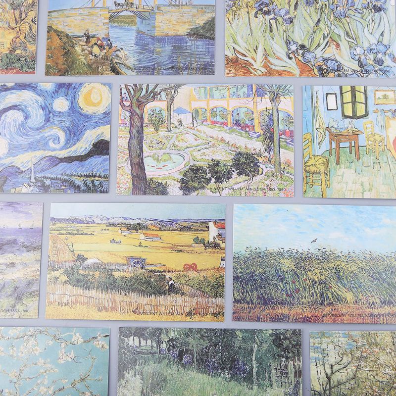 Set 30 Tấm Thẻ Bưu Thiếp In Hình Phong Cách Cổ Điển Độc Đáo